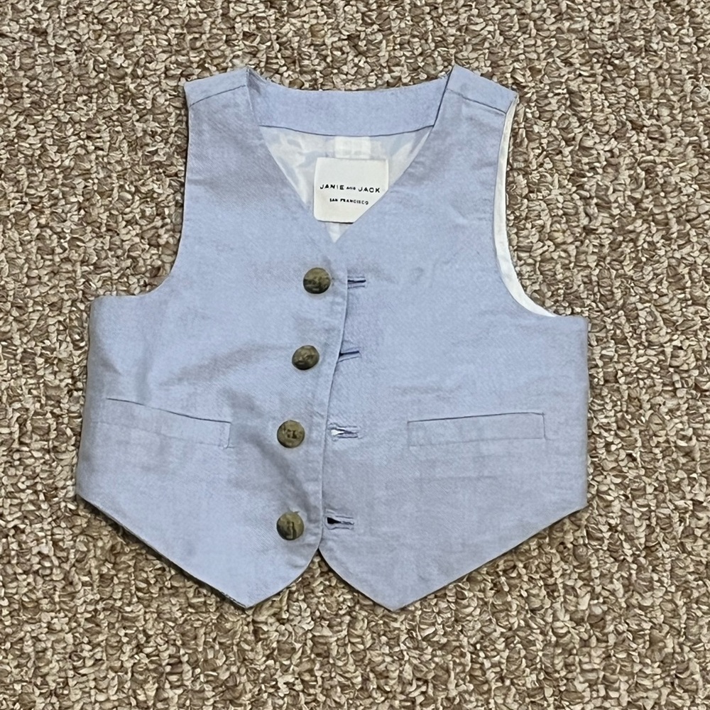 Janie and Jack vest 6-12M
